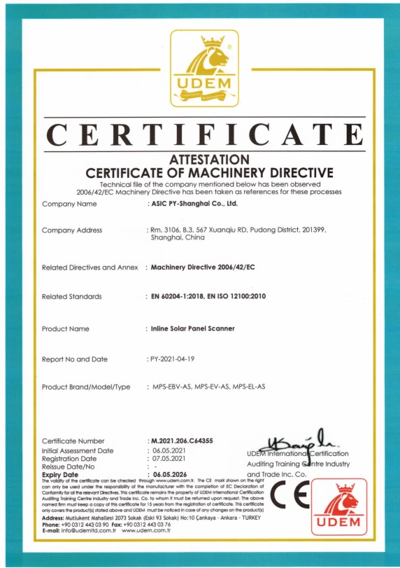 CE Certificate